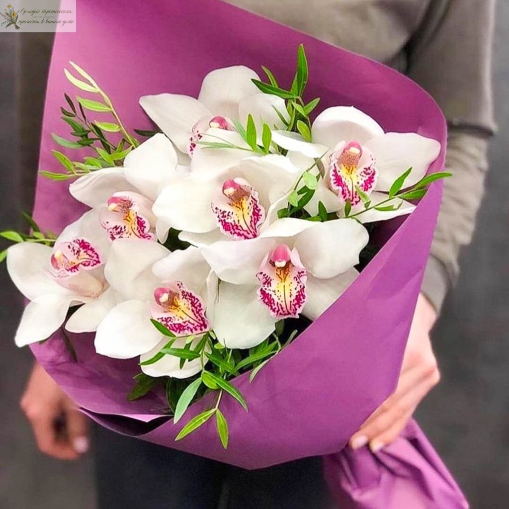 Орхидеи в мире моды -свадебный букет
